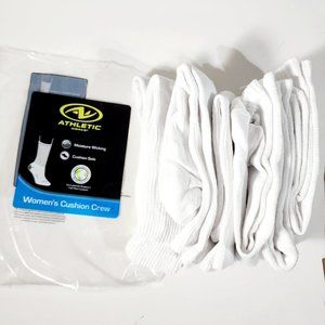 7 pairs Women's Cushion Crew Moisture Wicking athletic socks